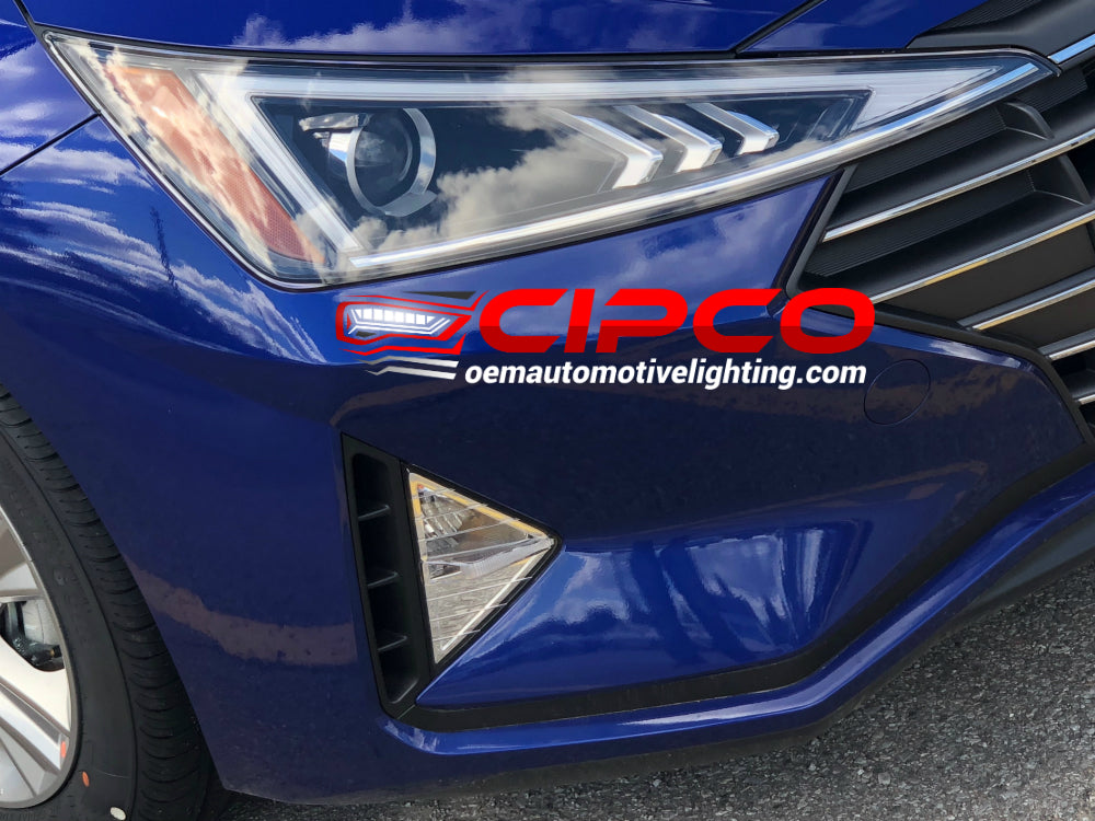 Passenger Side (Right) Halogen Headlight Assembly For 2019-2020 Hyundai Elantra Sedan