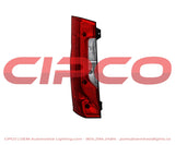 2019 2020 2021 2022 2023 2024 2025 2026 Mercedes Benz Sprinter new and used left driver side tail light, incandescent non led type OEM tail lamp, from CIPCO OEM Automotive Lighting at www.oemautomotivelighting.com