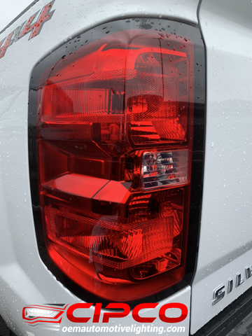 2014 2015 2016 2017 2018 Chevy Chevrolet Silverado 1500 2500 3500 Left Driver Side New, Used OE, OEM Tail Light, Tail Lamp Assembly Replacement from OEM Automotive Lighting.com