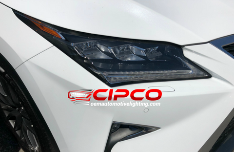 2016, 2017, 2018 Lexus RX350 Headlight, Headlamp - OE, OEM, Triple LED