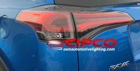 2016 2017 2018 Toyota Rav4 Left Driver Side New, Used OE, OEM Back Tail Light, Tail Lamp Assembly Replacement from OEM Automotive Lighting.com
