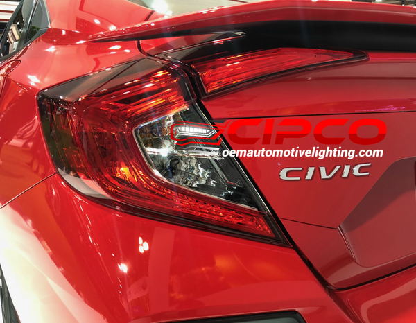 2017 honda shop civic tail light