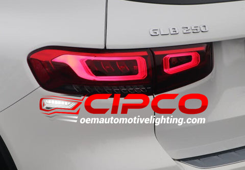 Used OE, OEM, LED Tail Light, Tail Lamp for 2020, 2021, 2022 M Benz GLB Class GLB250 AMB GLB35 Left Outer from CIPCO - OEM Automotive Lighting.com